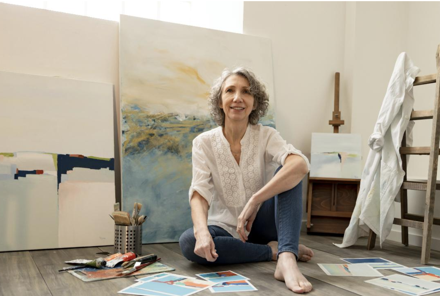 Kunstner portræt af Sandrine Hirson